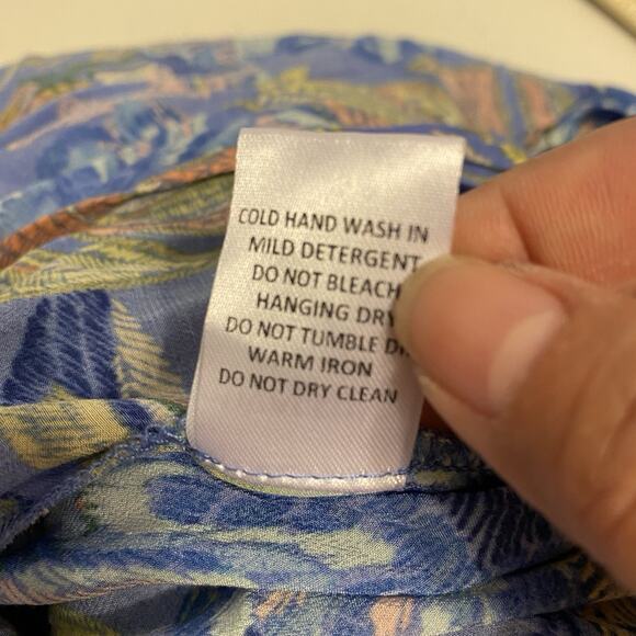 NWT Olivaceous MaxiDress S Kimono Sleeve Front Slits Beachy Coastal Coverup Boho - Picture 12 of 12